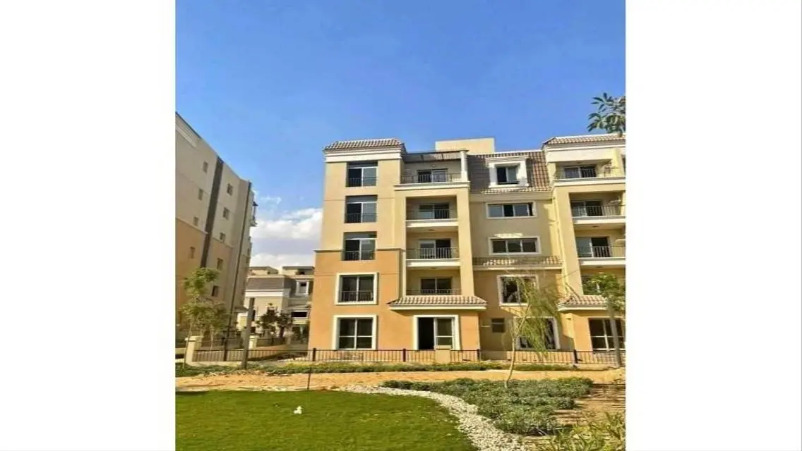 Studio 65m + garden for sale in New Cairo , Sarai