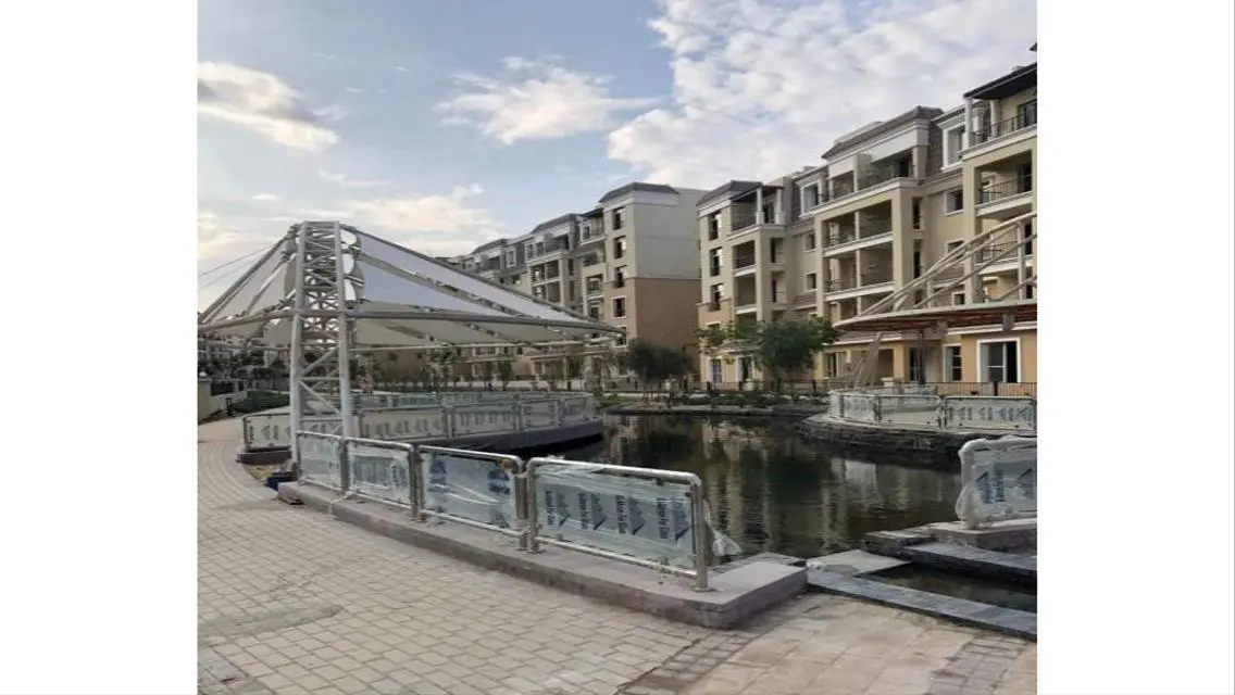 Studio 65m + garden for sale in New Cairo , Sarai