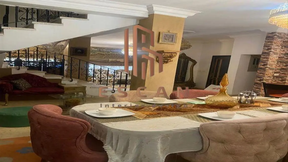 فيلا ايجار مفروش فى الرحاب نموذج H تشطيب خاص