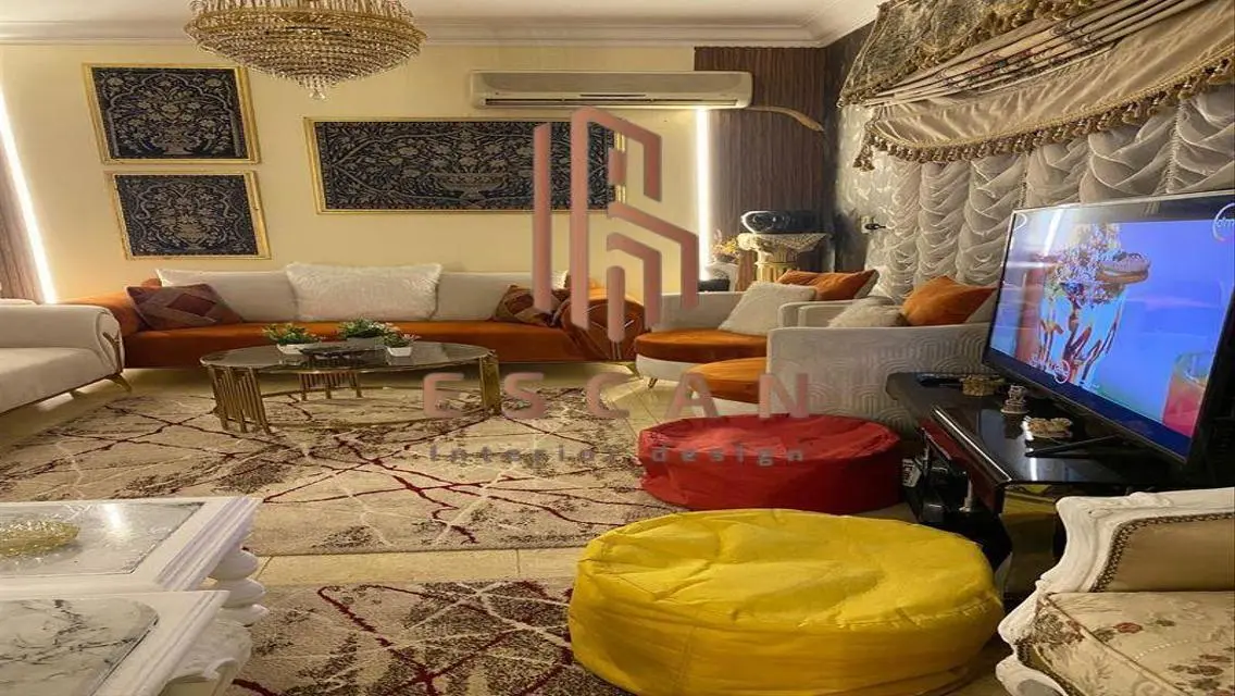 فيلا ايجار مفروش فى الرحاب نموذج H تشطيب خاص
