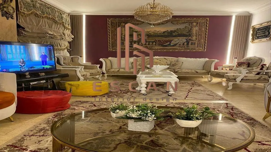 فيلا ايجار مفروش فى الرحاب نموذج H تشطيب خاص