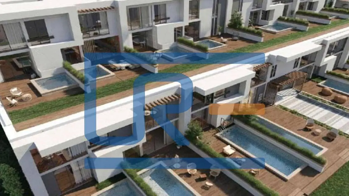 duplex garden Resale in direction white sea view