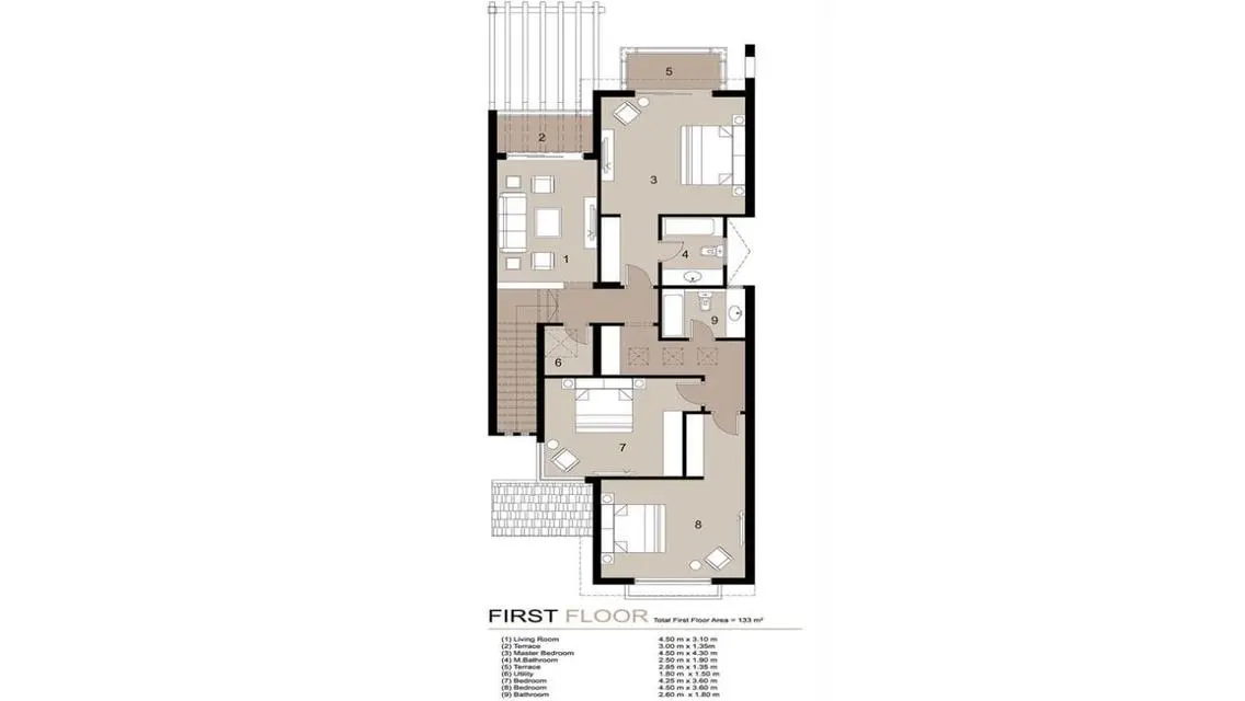 Townhouse For sale finished District One New Giza.