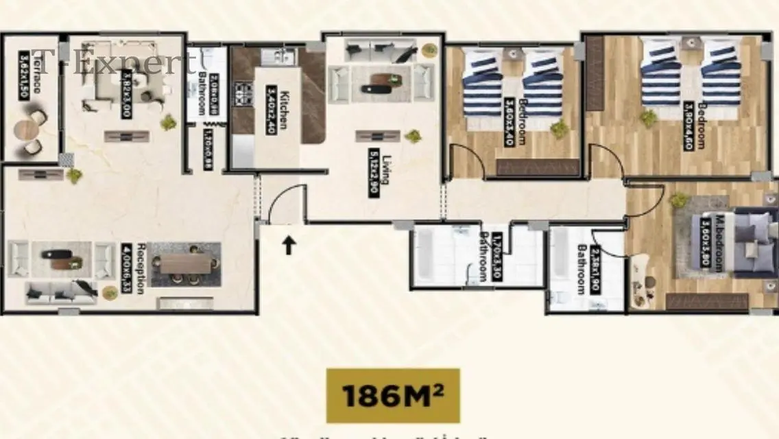 Luxury Apartment with Modern Design