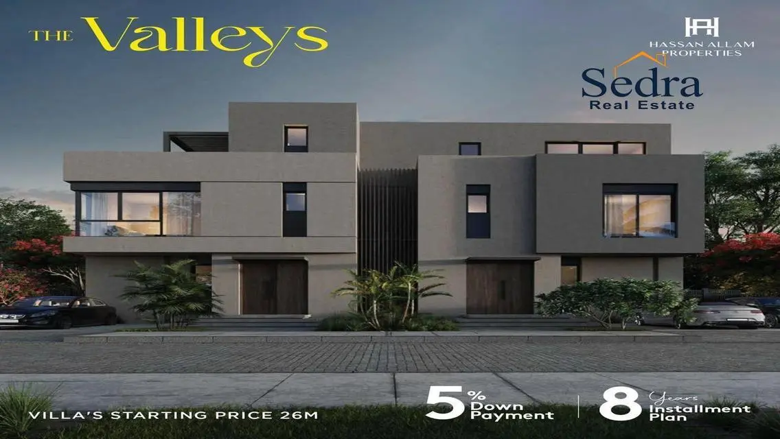 Mostakbal city The Valleys Townhouse for sale.