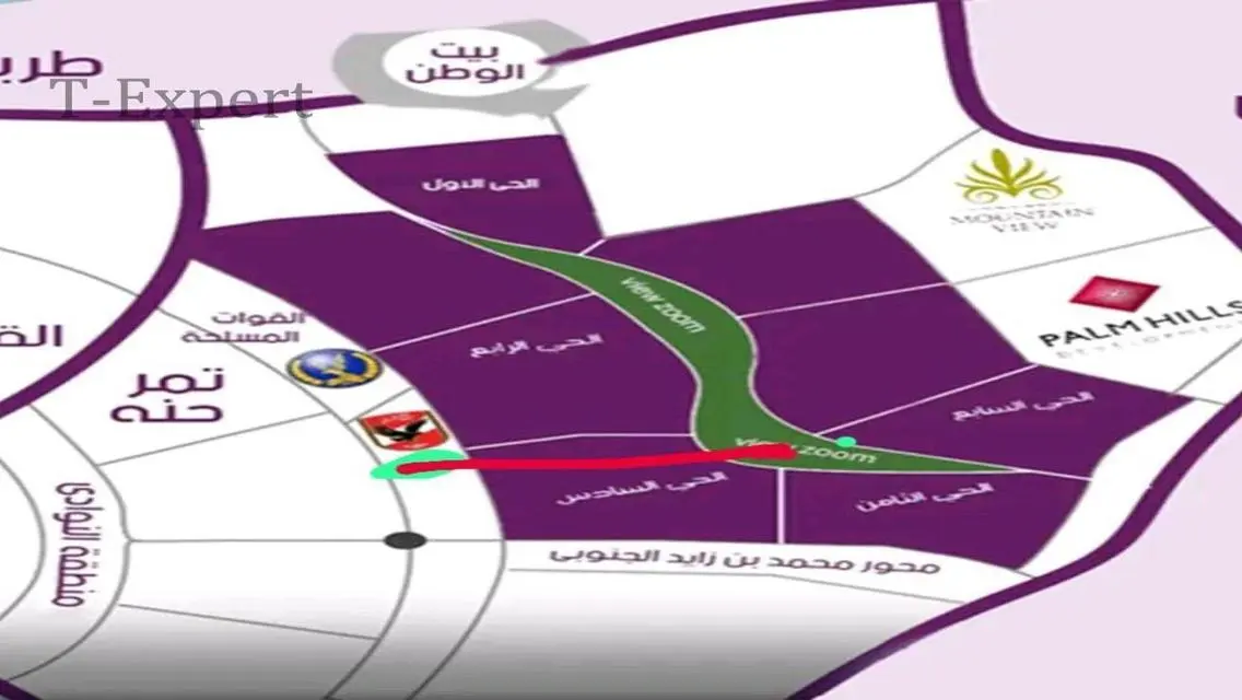 شقة لقطة للبيع فيو مفتوح علي فيوزون بالتقسيط