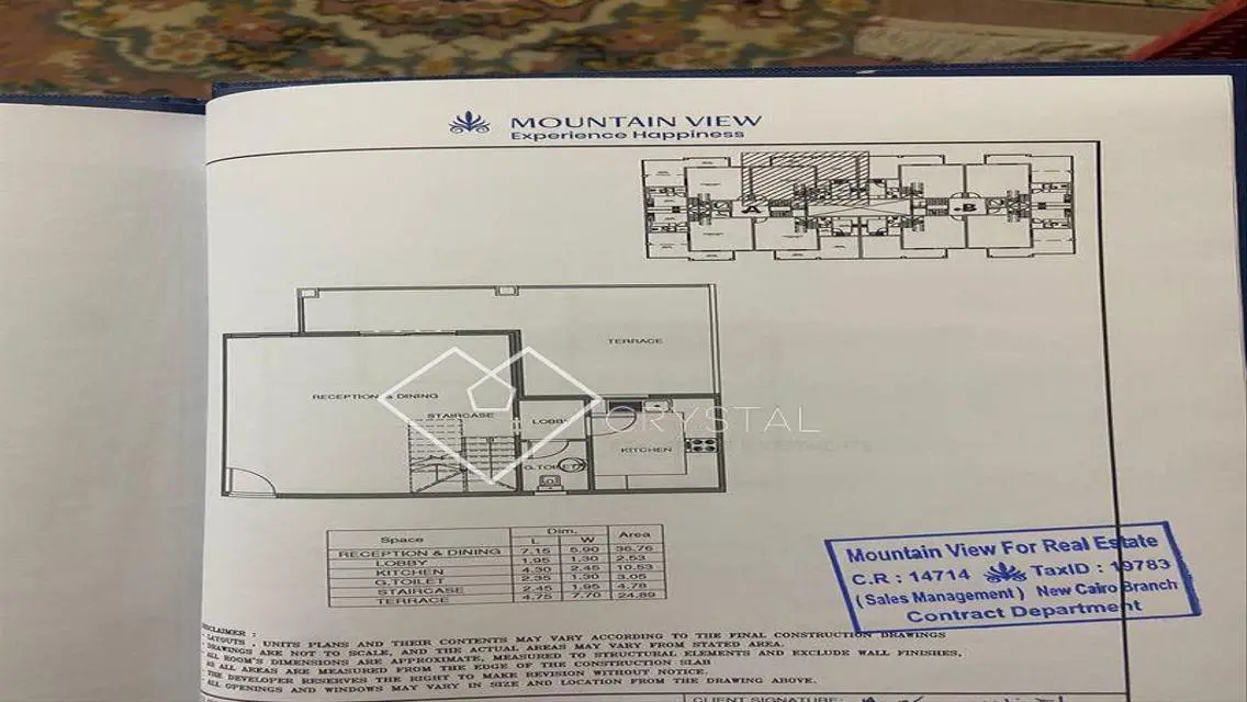 I villa roof middle , Prime location and low DP
