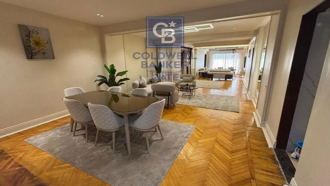 Furnished apartment on the Nile in Zamalek for ren