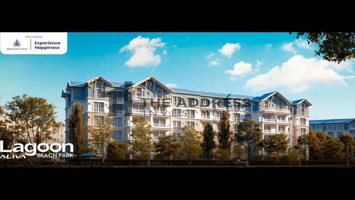 شقة متشطبة على اللاجون Mountainview قسط شهري 27الف