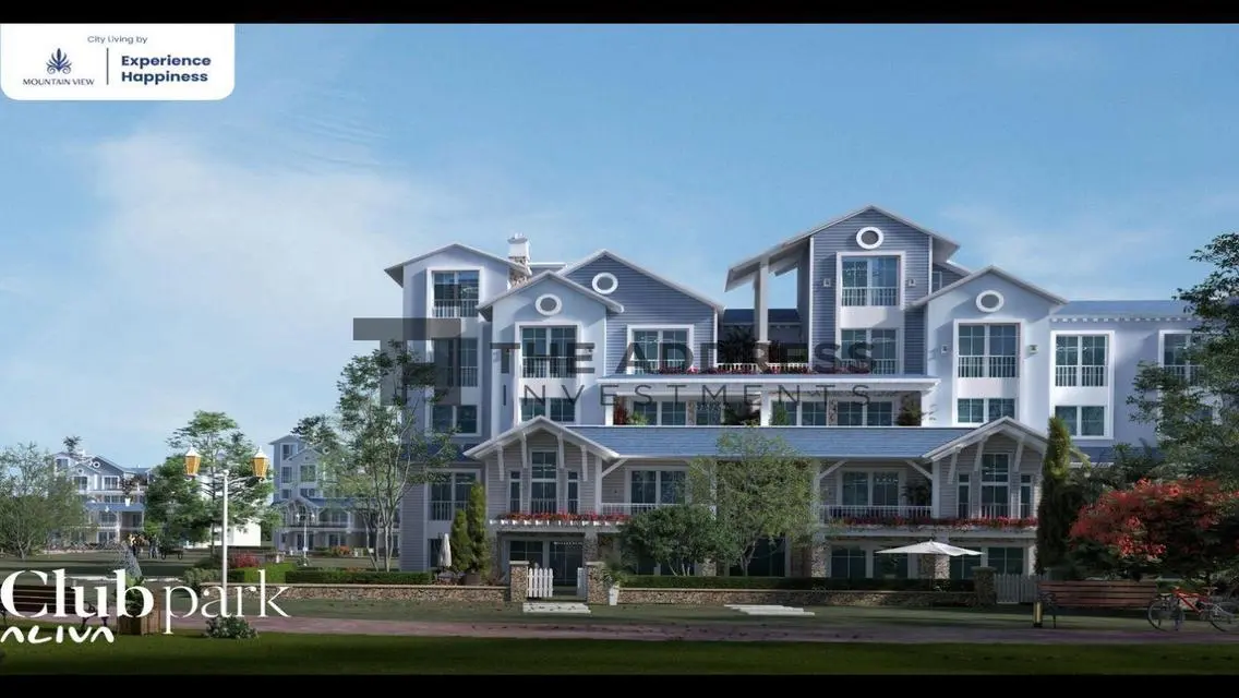 شقة متشطبة على اللاجون Mountainview قسط شهري 27الف