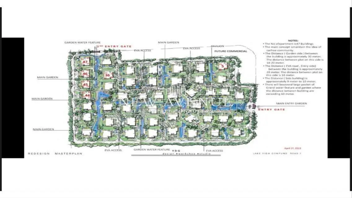 Apartment for sale semi finished in Lake View Residence