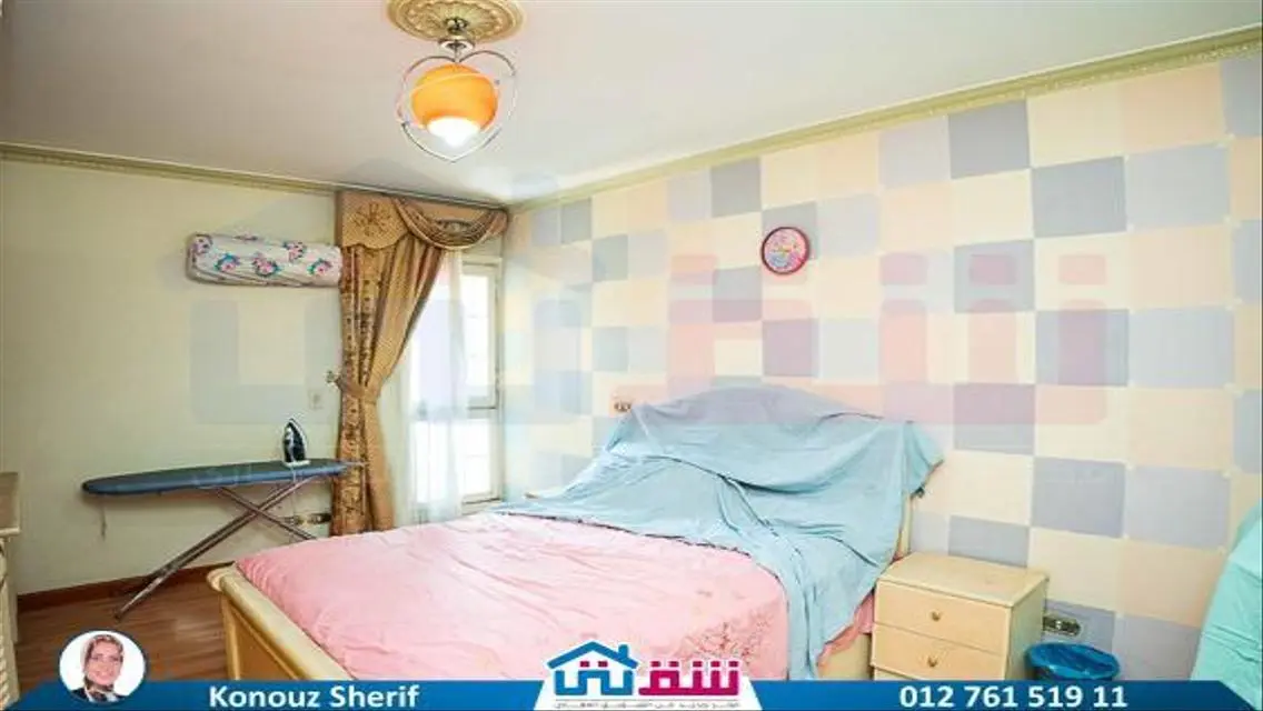 شقة للبيع 220م سموحة فيو مفتوح  علي فوزي معاذ
