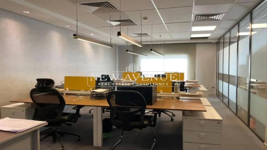 Office 630m |Finished &amp;Furnished| Rent | New Cairo