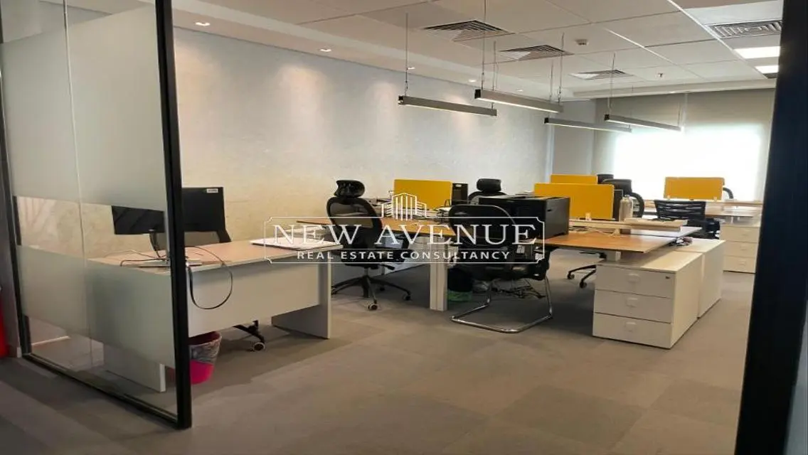 Office 630m |Finished &amp;Furnished| Rent | New Cairo