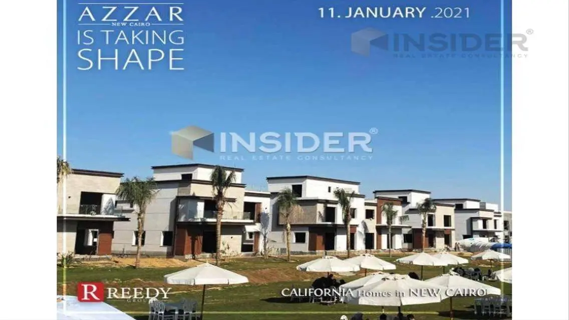 Town house corner  240m in Compound azzar 1