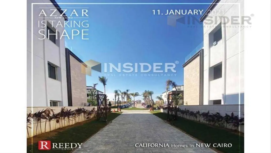Town house corner  240m in Compound azzar 1