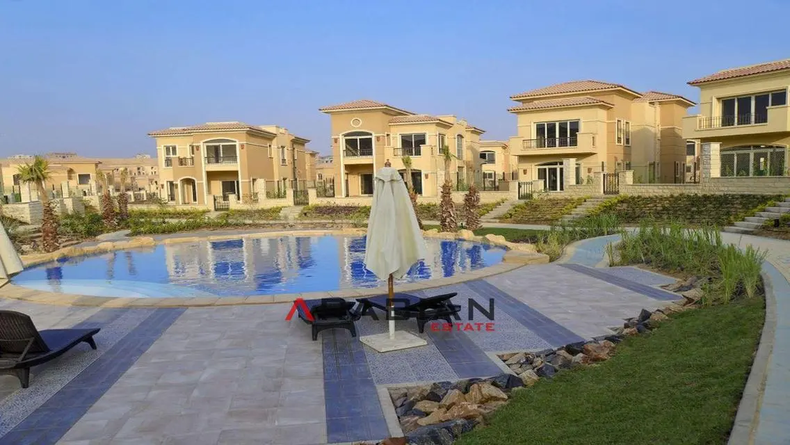 without dp own villa at new cairo inst till 10y