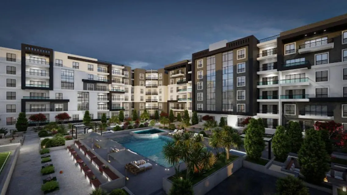 Ready-to-move apartment finished  in Sheikh Zayed
