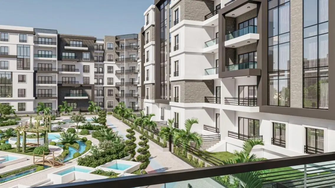 Ready-to-move apartment finished  in Sheikh Zayed