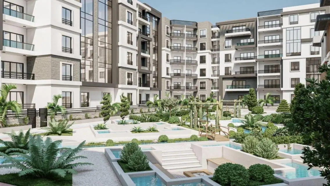 Ready-to-move apartment finished  in Sheikh Zayed