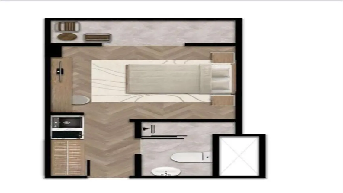 Fully furnished and finished hotel unit