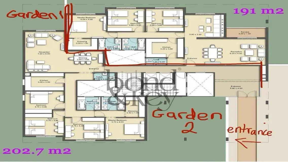 Luxury Apartment for Sale with Balcony