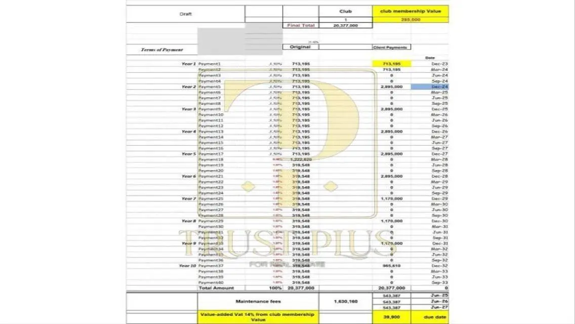شقة رائعة بمساحة 3000 متر مربع
