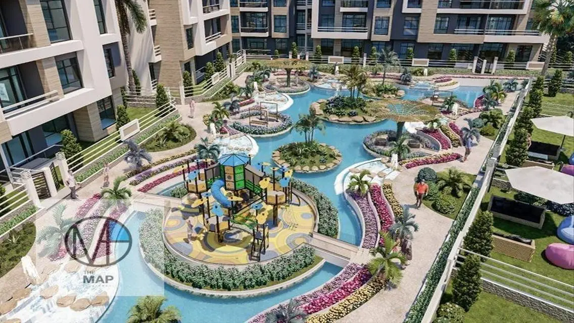 شقة فاخرة في مشروع The WaterWay في القاهرة الجديدة