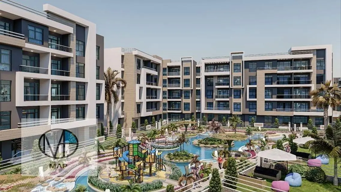 شقة فاخرة في مشروع The WaterWay في القاهرة الجديدة
