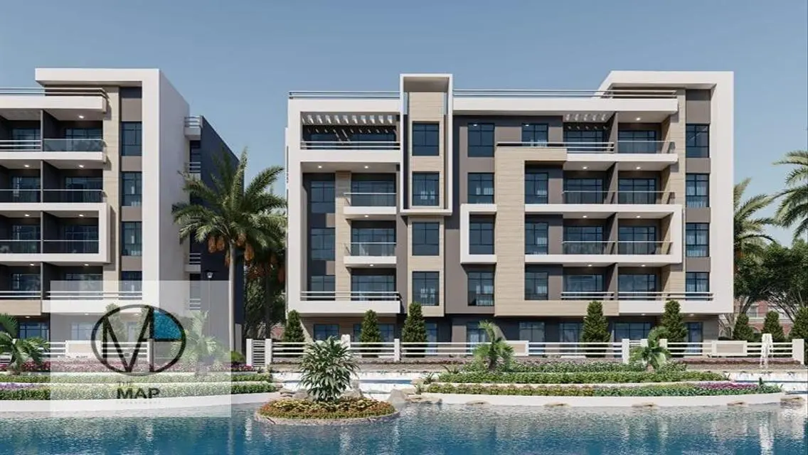 شقة فاخرة في مشروع The WaterWay في القاهرة الجديدة