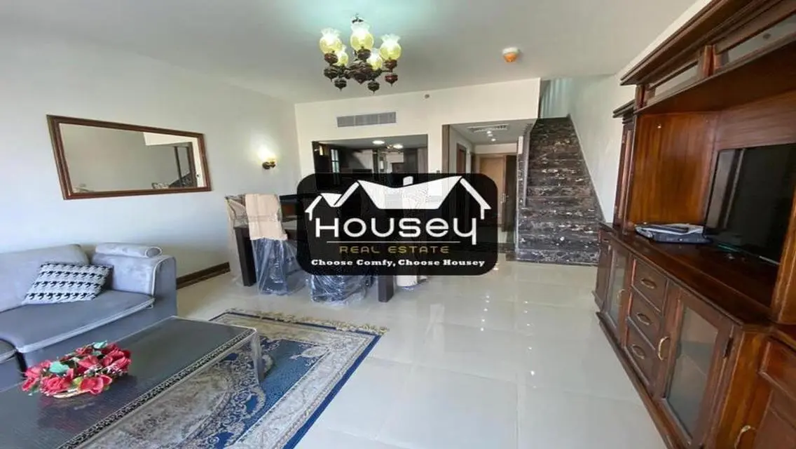 Unique furniture- Duplex - 1st hand - rent - Porto New Cairo