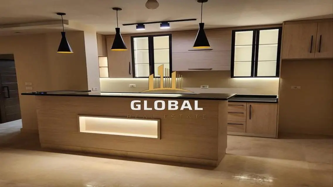 شقه بجاردن اول استخدام نصف فرش بمطبخ مفتوح
