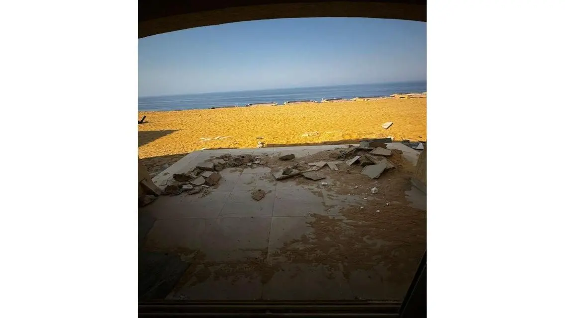 توين هاوس صف تانى 3غرف فيو مباشر للبحر وحمام سباحه