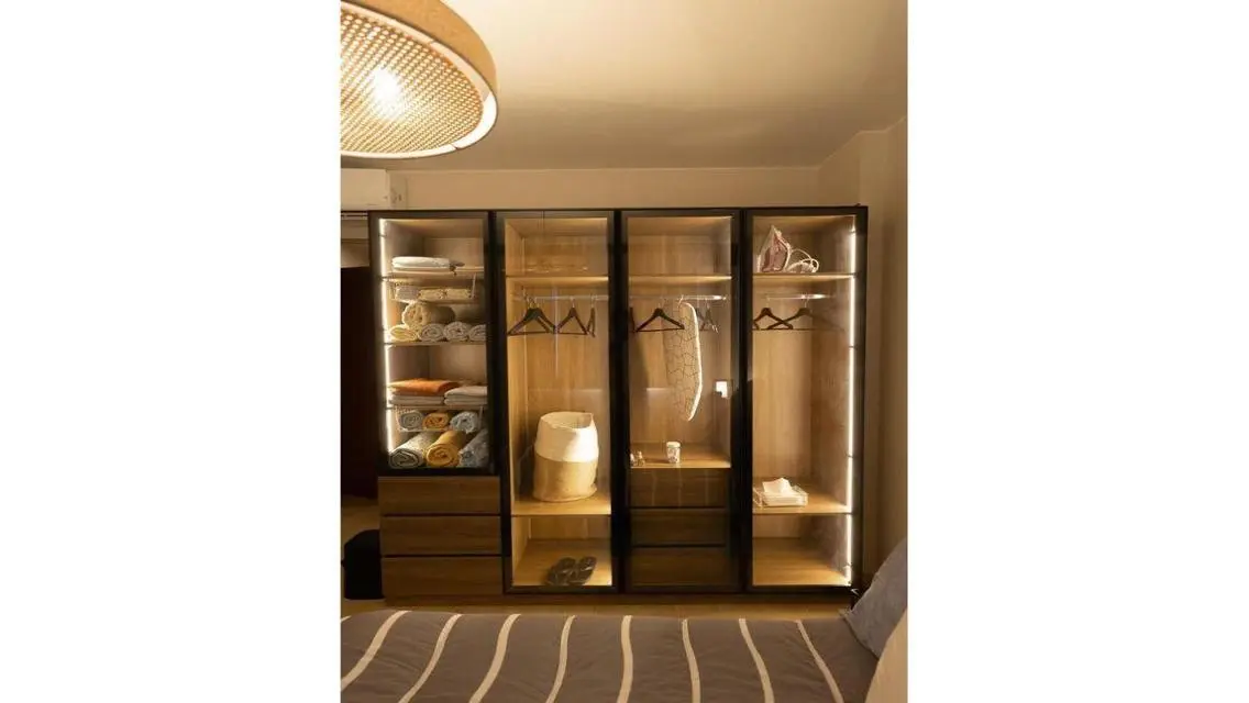 chalet 2nd floor in pavo lagoon view fully furn.