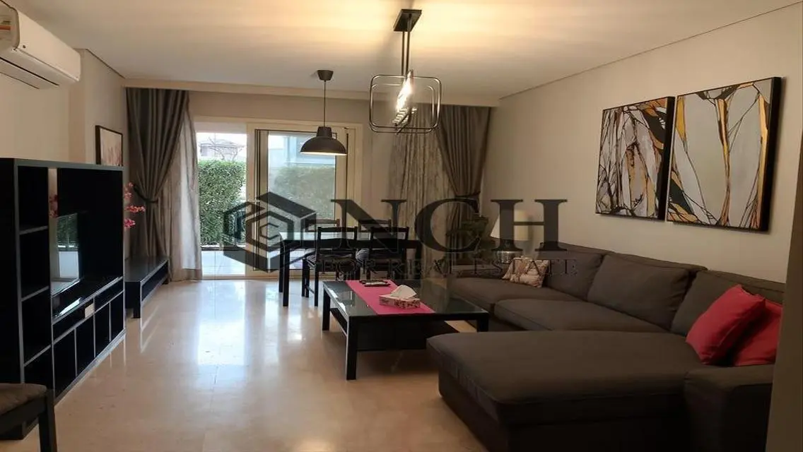 FULLY FURNISHED APARTMENT WZ GARDEN 70M FOR RENT .