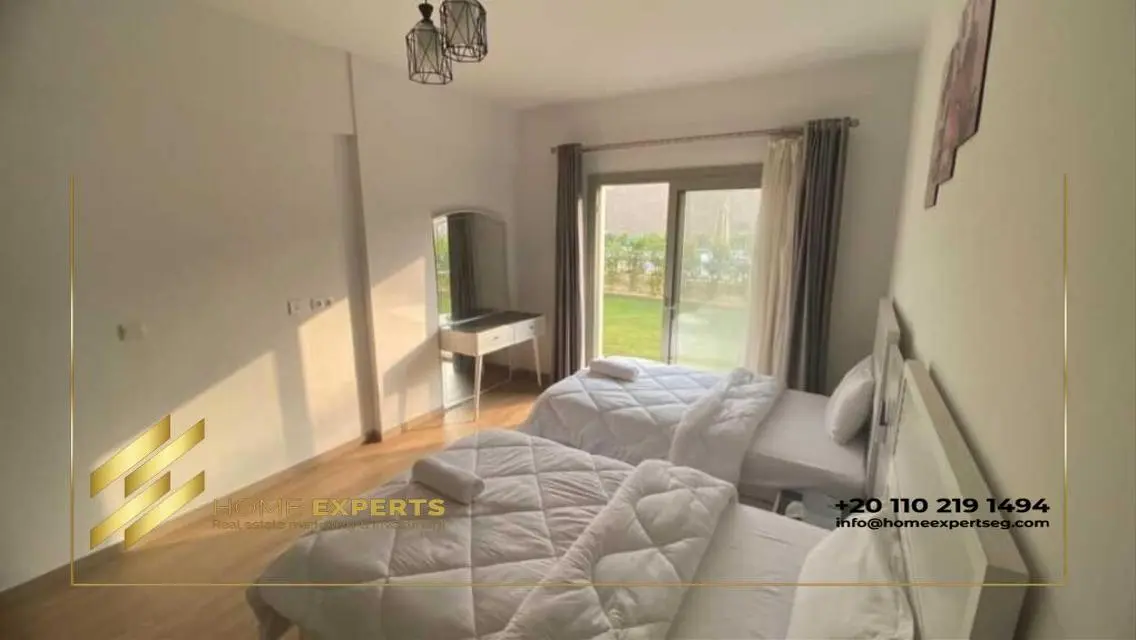 شقة بحديقة للايجار في اب تاون كايرو