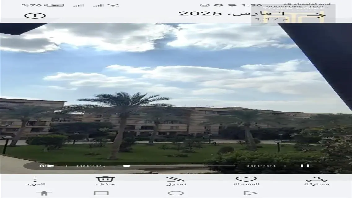 For rent in Rehab, apartment 168 m in the fourth