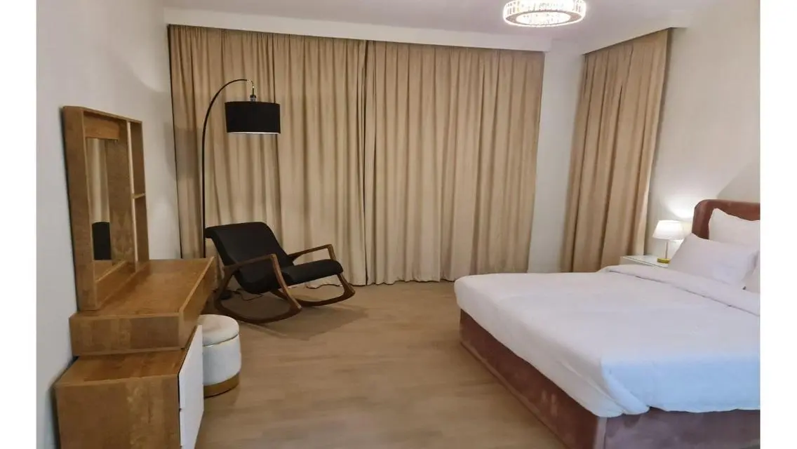 A furnished apartment for rent in Mivida.