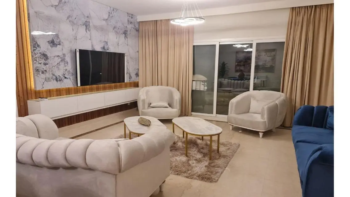 A furnished apartment for rent in Mivida.