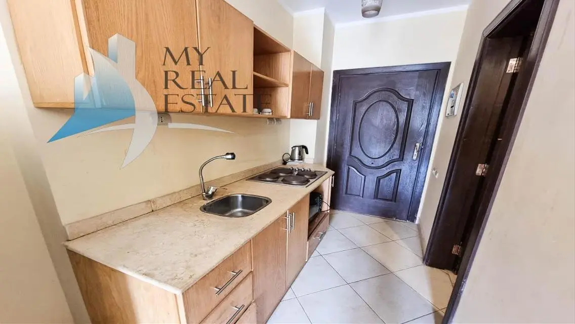 Furnished pool view 1 bedroom apartment