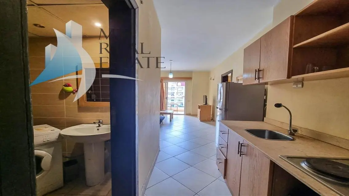 Furnished pool view 1 bedroom apartment