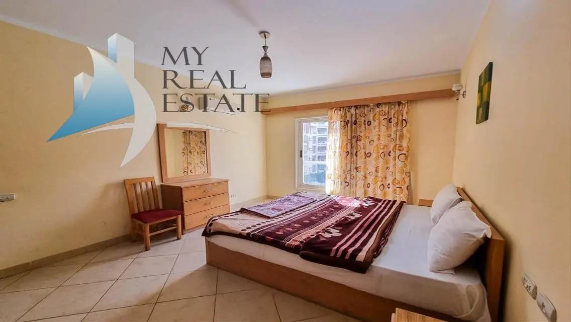 Furnished pool view 1 bedroom apartment