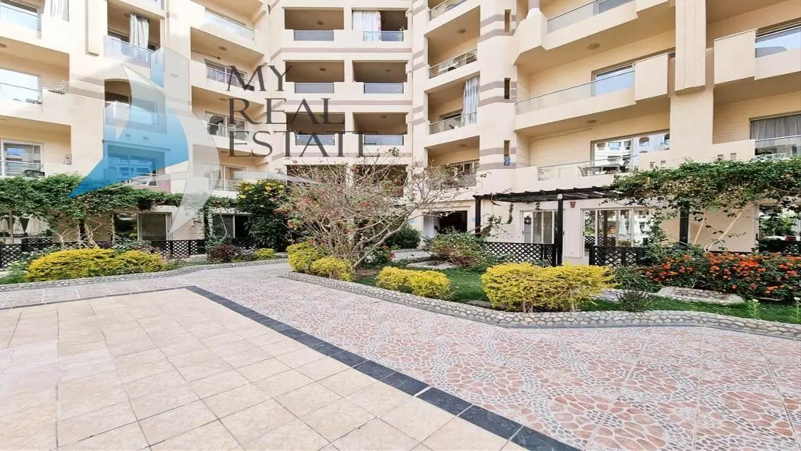 Furnished pool view 1 bedroom apartment