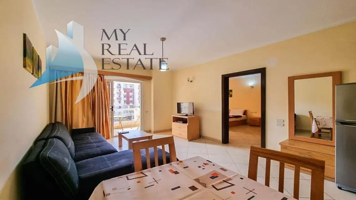 Furnished pool view 1 bedroom apartment