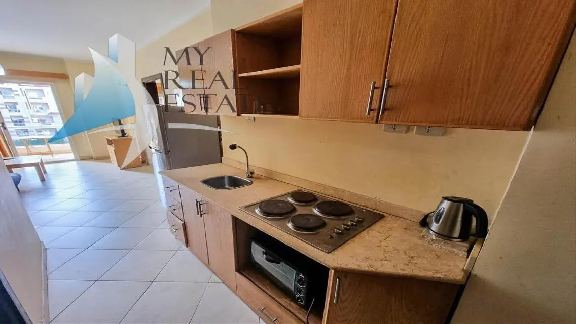 Furnished pool view 1 bedroom apartment
