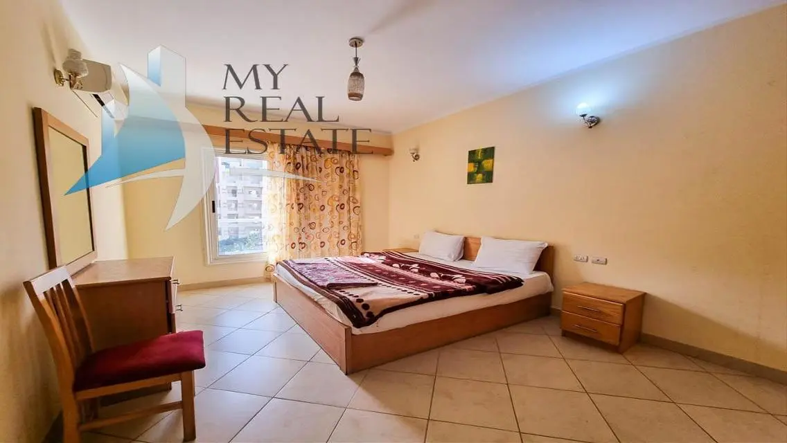 Furnished pool view 1 bedroom apartment
