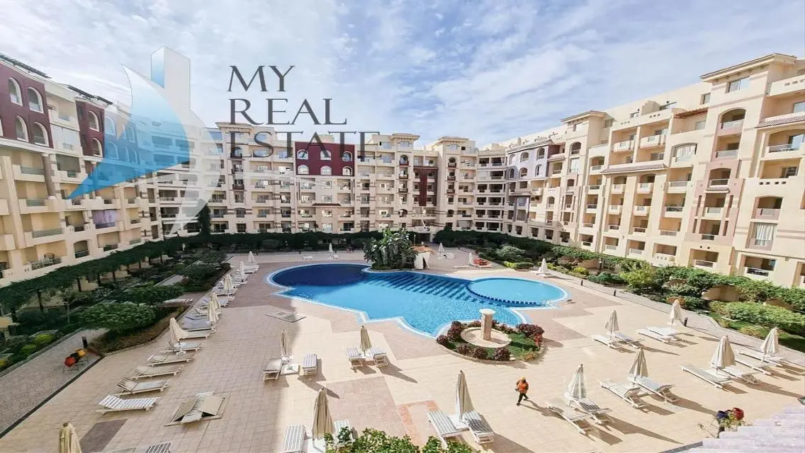 Furnished pool view 1 bedroom apartment
