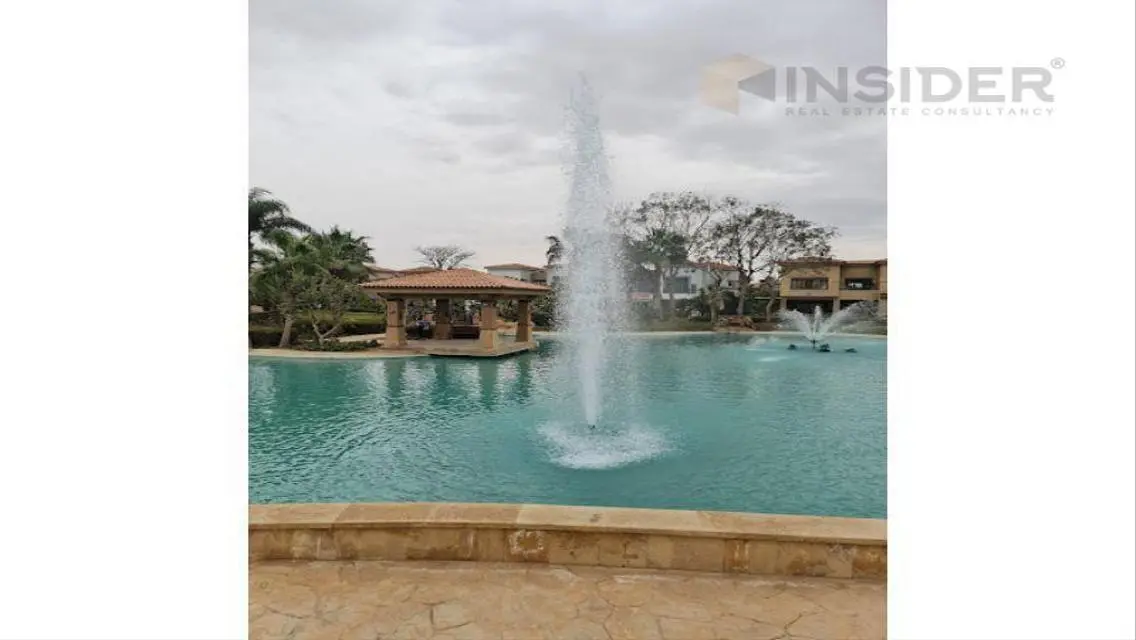 villa with view landscape at lake view new cairo