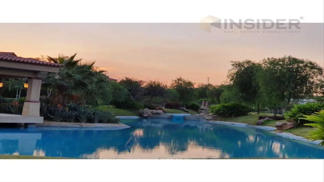 villa with view landscape at lake view new cairo
