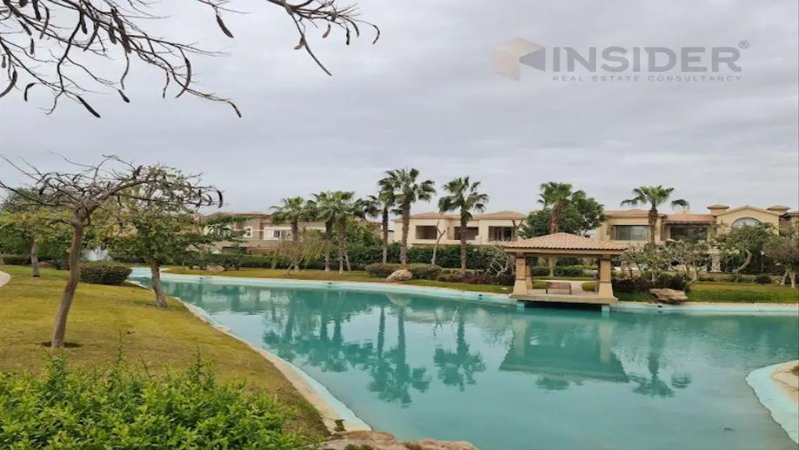 villa with view landscape at lake view new cairo